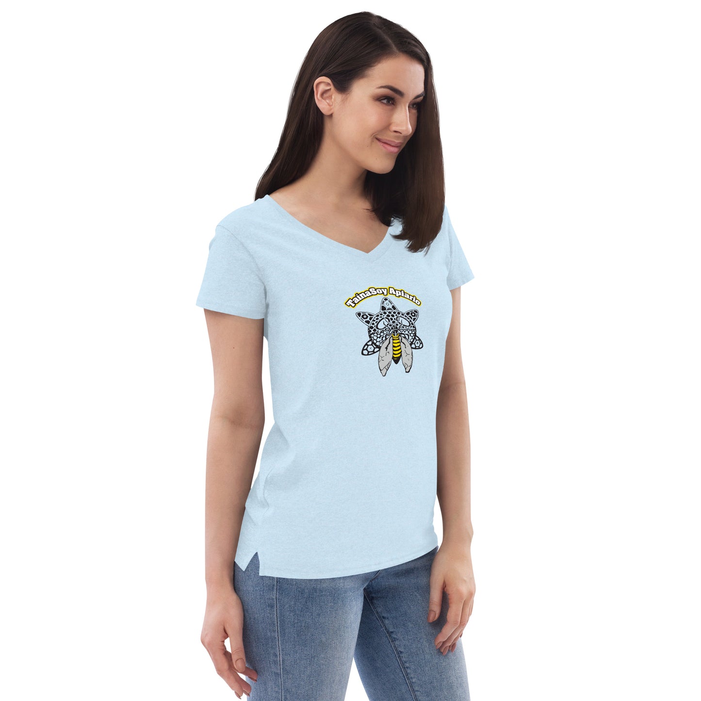 Women’s recycled v-neck t-shirt