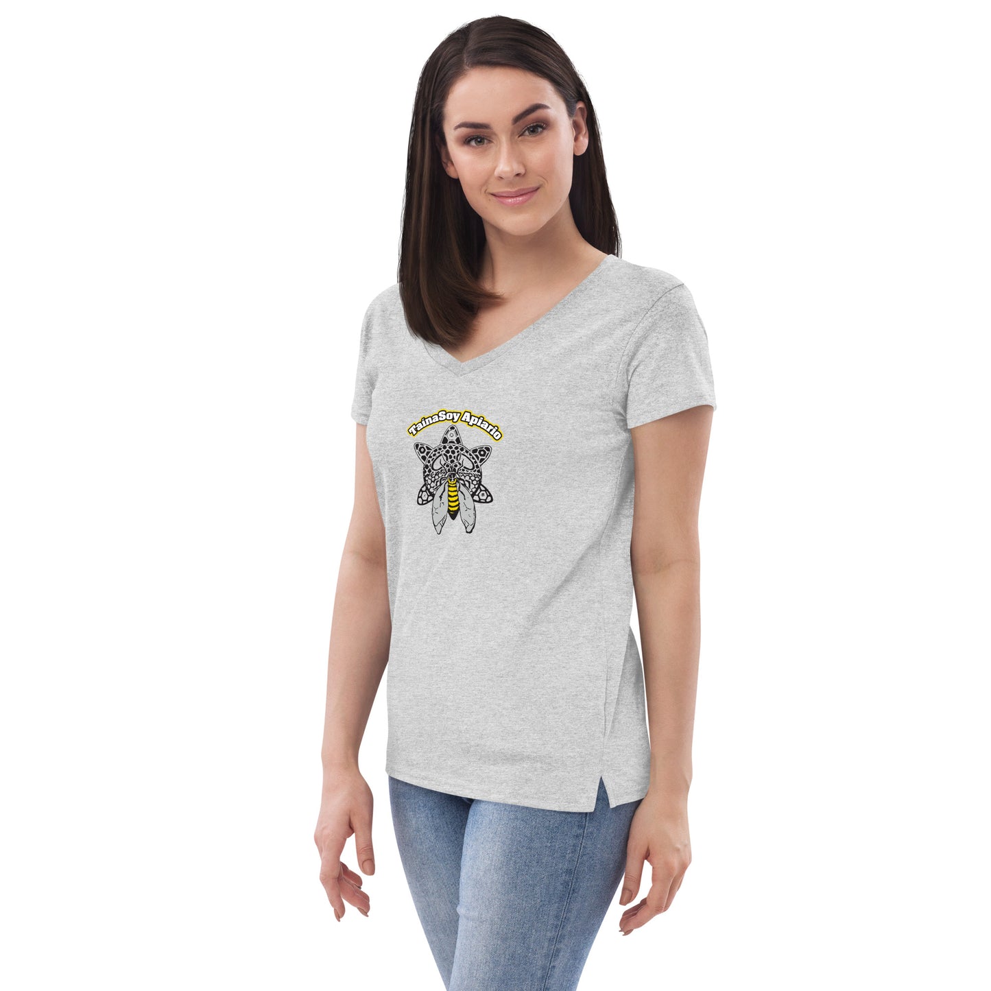 Women’s recycled v-neck t-shirt